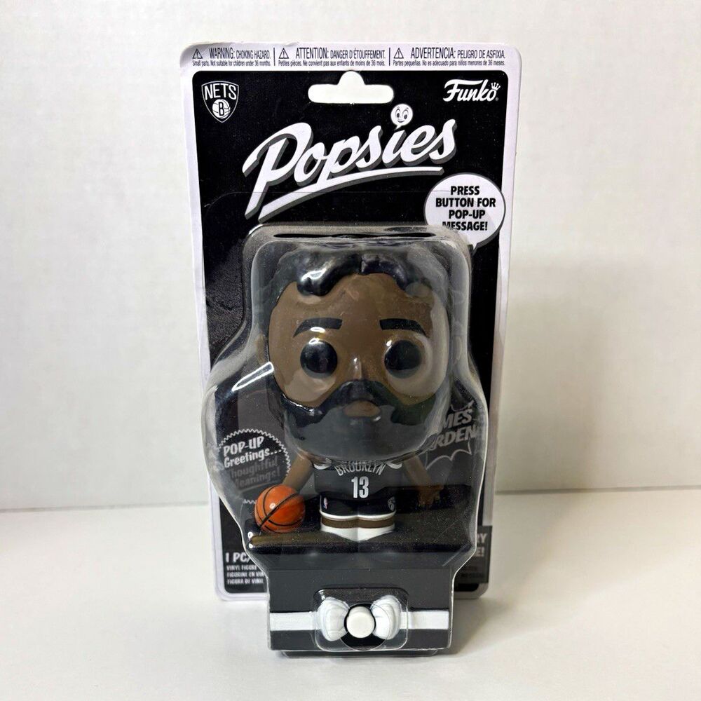 Funko Popsies James Harden Brooklyn Nets NBA Vinyl Figure Pop-Up, Unopened